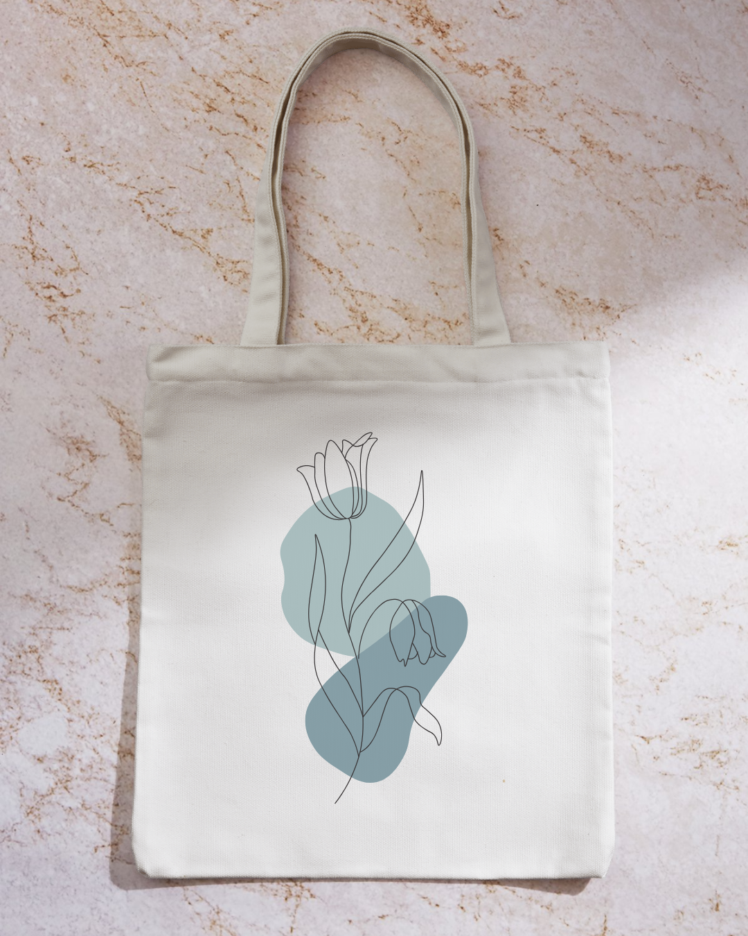 Abstract Tulips Tote