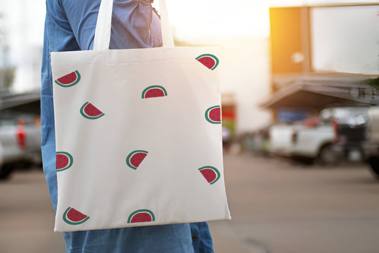 Watermelon Slice Tote